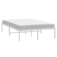 Bedframe metaal wit 120x190 cm - thumbnail