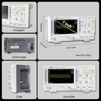 Rigol DS1102Z-E Digitale oscilloscoop 100 MHz 2-kanaals 1 GSa/s 24 Mpts 8 Bit Digitaal geheugen (DSO) 1 stuk(s) - thumbnail
