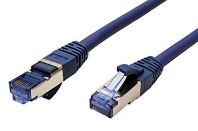 VALUE Patchkabel Kat.6A (Class EA) S/FTP (PiMF), LSOH, blauw, 0,3 m