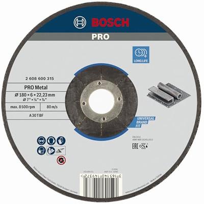 Bosch Accessories Bosch Power Tools 2608600315 Afbraamschijf gebogen 180 mm 1 stuk(s) Staal Bosch Accessories Bosch Power Tools 2608600315 Afbraamschijf gebogen 180 mm 1 stuk(s) Staal