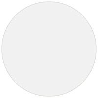 Tafelbeschermer Ø70 cm 2 mm PVC transparant - thumbnail