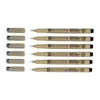 Sakura • pigma micron fineliner promotie set 4+2 gratis - thumbnail