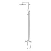 Grohe Tempesta System 250 Professional regendoucheset met 3 straalsoorten en thermostaatkraan incl. baduitloop Ø25cm chroom - thumbnail