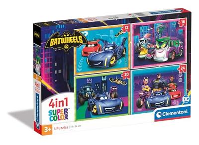 Clementoni legpuzzel 4in1 batwheels