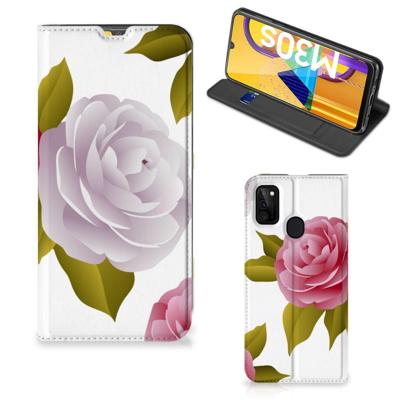 Samsung Galaxy M30s | M21 Smart Cover Roses Samsung Galaxy M30s | M21 Smart Cover Roses