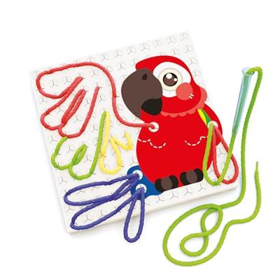 Quercetti fanta filo dierentuin veters rijgen, 14dlg.