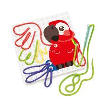 Quercetti fanta filo dierentuin veters rijgen, 14dlg. - thumbnail