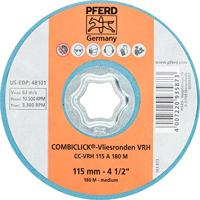 PFERD TOOLS 42000051 Combiclick harde vliesschijf CC Ø 115 mm A 180 M voor fijnslijpen & finish voor haakse slijpers Diameter 115 mm - thumbnail