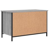 Tv-meubel 80x40x50 cm bewerkt hout grijs sonoma eikenkleurig - thumbnail