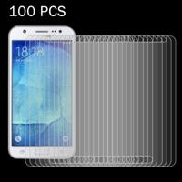100 stuks voor Galaxy J5 / J500 0 26 mm 9 H + oppervlaktehardheid 2.5D explosieveilige getemperd glas Film - thumbnail