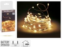 Gouddraad met 40 micro led lampjes extra warm wit - thumbnail