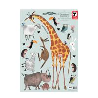 KEK Amsterdam muurstickers set fiep westendorp animals - thumbnail
