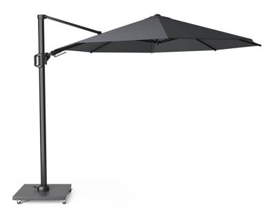 Platinum Sun & Shade | Zweefparasol Challenger T² Glow 300 x 300 cm | Antraciet