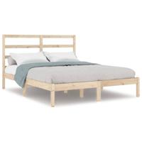 Bedframe massief hout 120x190 cm - thumbnail