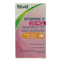 Vitamine D 20 mcg 800IE 300 Tabletten - thumbnail