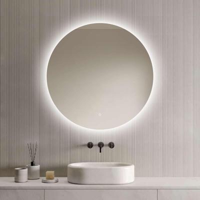 Loxa - Ronde Badkamerspiegel Lena met Led 80cm - Dimbaar - Condensvrij vlak - Duurzame kwaliteit - Eenvoudige installatie