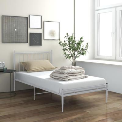 Bedframe metaal wit 100x200 cm Bedframe metaal wit 100x200 cm