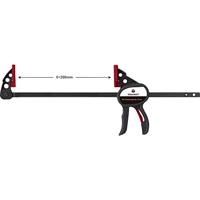 TOOLCRAFT 1574785 Mini-éénhandsklem 200 x 35 mm 250 Nm Spanbreedte (max.):200 mm Afmeting, lengte: 292 mm Afm. werkbereik:35 mm - thumbnail