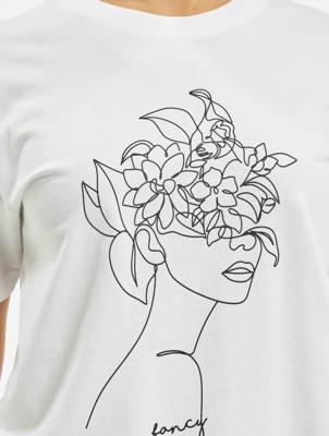 Mister Tee / t-shirt One Line Fruit in wit