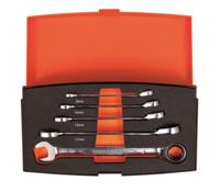 Bahco 1RM/S5 Steek-ringratelsleutelset 5-delig Sleutelbreedte (metrisch) 8 - 19 mm - thumbnail