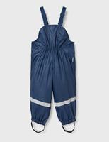 Playshoes regenbroek bretels fleece gevoerd Uni Marine-140 - thumbnail