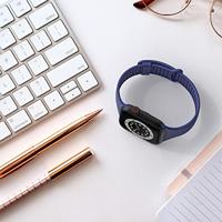 TPU Slim Fit bandje - Donkerblauw - Geschikt voor Apple Watch 38mm / 40mm / 41mm / 42mm - thumbnail