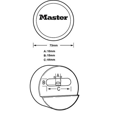Master Lock 69231 Hangslot Zilver - thumbnail