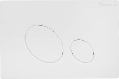 Saqu Loop bedieningspaneel glanzend wit voor Geberit UP100 Saqu Loop bedieningspaneel glanzend wit voor Geberit UP100