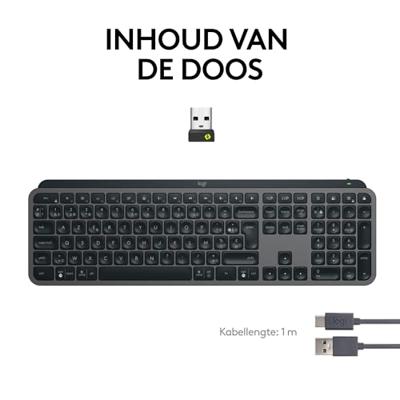Logitech MX Keys S Advanced Wireless Illuminated Keyboard toetsenbord - thumbnail