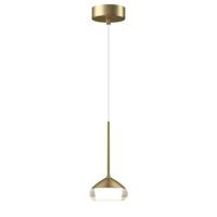 Artdelight Hanglamp Phoenix 1 lichts Ø 12 cm mat goud - thumbnail