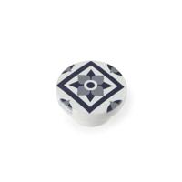 Deurknop Rei e244 Cirkelvormig Grijs beukenhout 4 Stuks (Ø 40 x 22 mm) - thumbnail