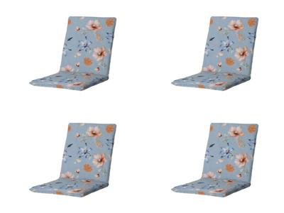 Stapelstoel kussen universeel ca. 97x49 cm Florina blue (4 stuks) Madison - Madison Stapelstoel kussen universeel ca. 97x49 cm Florina blue (4 stuks) Madison - Madison