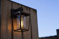 Lutec Design wandlampWest zwart - 5207901012 - thumbnail