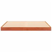 Bedframe massief grenenhout wasbruin 140x200 cm - thumbnail
