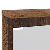 Wandgemonteerde kapstok Oud hout 84 x 10 x 80 cm Bewerkt hout - thumbnail