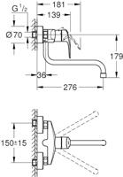 GROHE Eurosmart Keukenkraan - chroom 32224003 - thumbnail