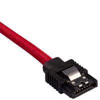 Corsair Premium Sleeved kabel SATA 60 cm rood - thumbnail