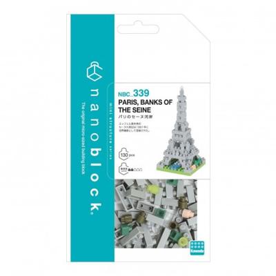 Nanoblock - Bandai - NB057 - Eiffeltoren - 500 stukjes - DIY - Vanaf 8 jaar