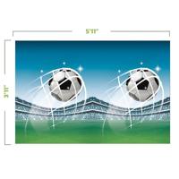 Globos Tafelkleed voetbal fans, 120x180cm - thumbnail