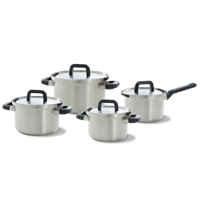 BK Pannenset Flow Cool - RVS - 4 Delig - thumbnail