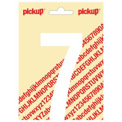 Plakcijfer Nobel 120mm wit 7 Pickup - Pickup