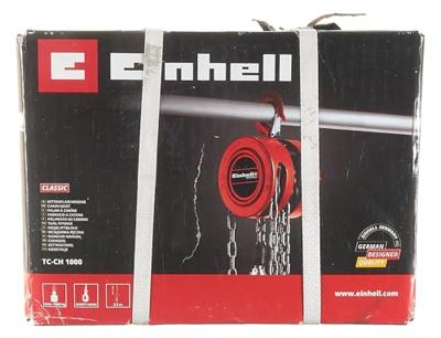 Einhell TC-CH 1000 - Katrol | 2.5m | 1000kg - 2250110 2250110 Einhell TC-CH 1000 - Katrol | 2.5m | 1000kg - 2250110 2250110