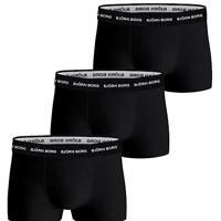 Cotton Stretch Trunk - 3 pack heren boxershort korte pijpjes - Zwart - Zwart - Onderbroek heren heren heren - Ondergoed heren heren heren - Zwart - thumbnail