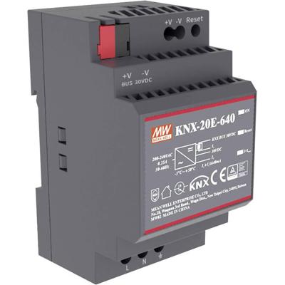 MEAN WELL KNX-20E-640 DIN-rail netvoeding 30 V/DC 640 mA 19.2 W Aantal uitgangen:1 x Inhoud 1 stuk(s)