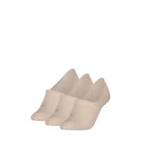 Calvin Klein Footies Dames Mid Cut 3-pack Beige-35/38 - thumbnail