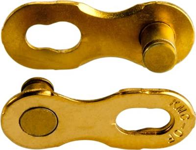 KMC fietsketting x12 ti-n goud/zwart 126 schakels - thumbnail