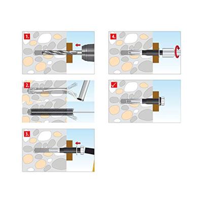 expansieplug TOX 17 mm 4 Onderdelen (25 Stuks)