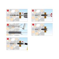 expansieplug TOX 17 mm 4 Onderdelen (25 Stuks) - thumbnail