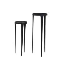 Light & Living Zuil 'Tobias' Set van 2 stuks, kleur Zwart - thumbnail