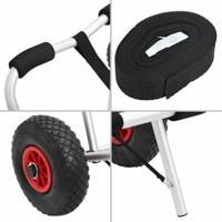 VidaXL Kajaktrolley inklapbaar 45 kg aluminium - thumbnail